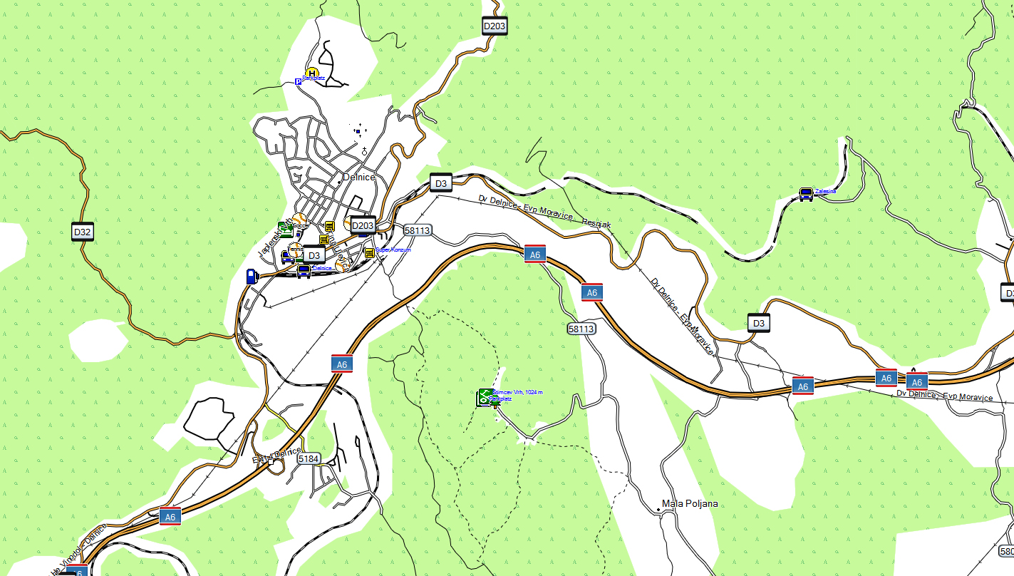 CARTE TOPO MAP GARMIN CROATIE