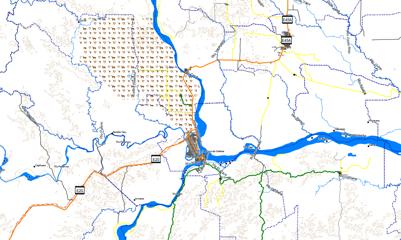 CARTE TOPO MAP GARMIN EQUATEUR