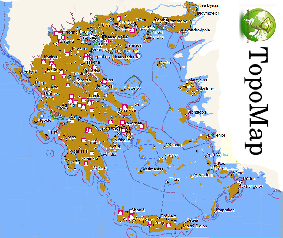 CARTE GARMIN TOPO MAP GRECE