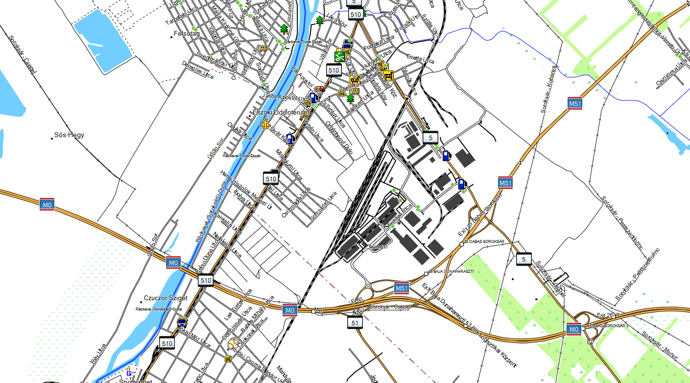 CARTE TOPO MAP GARMIN HONGRIE