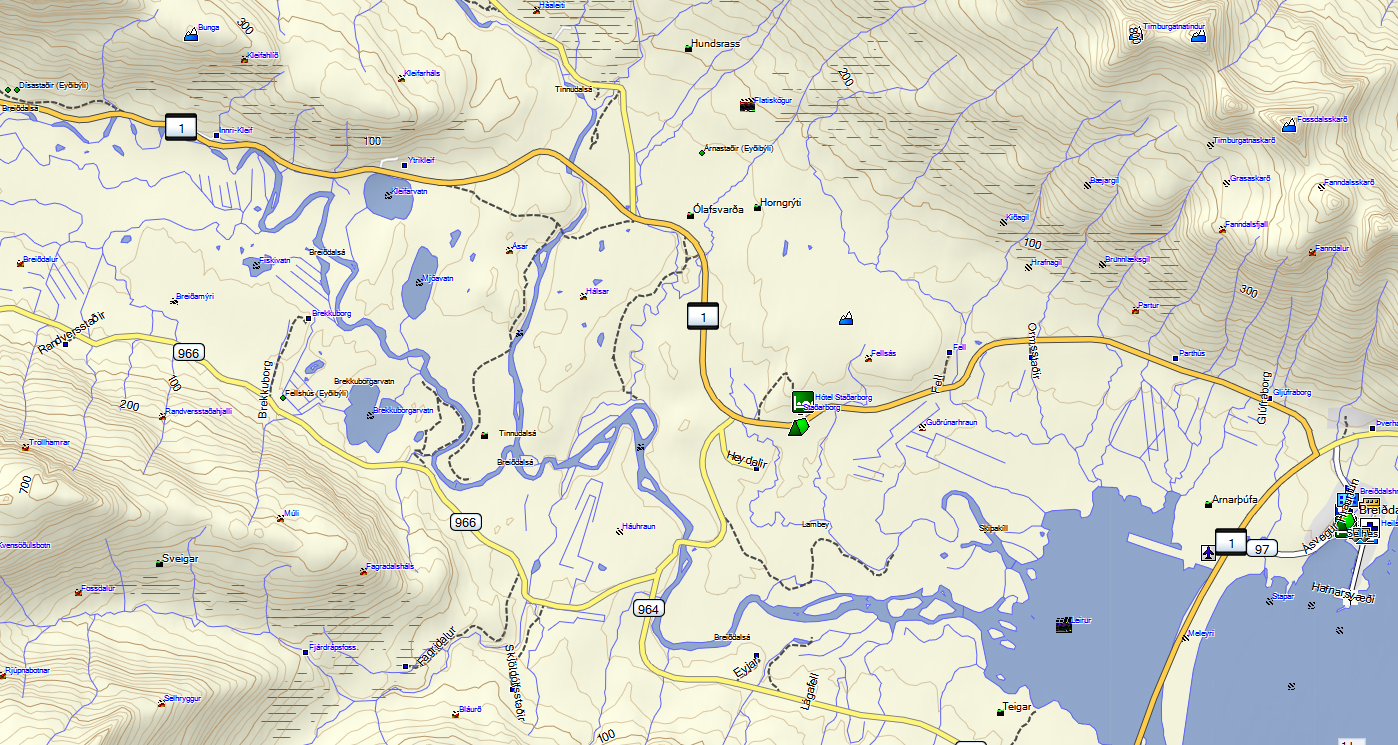 CARTE TOPO MAP GARMIN ISLANDE