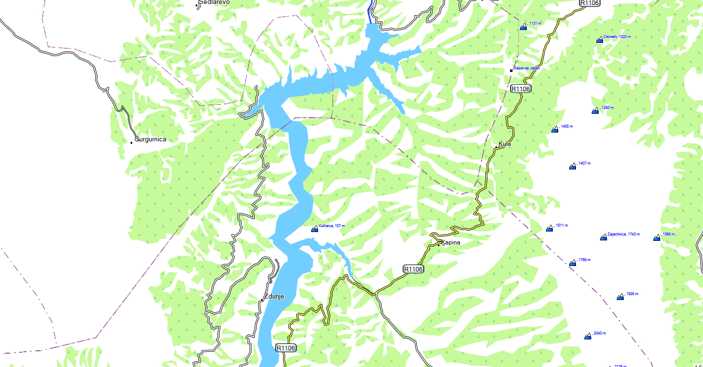 CARTE TOPO MAP GARMIN MACÉDOINE