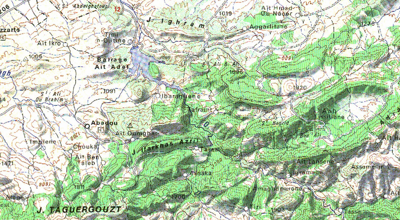 Maroc & Sahara Occidental Topo