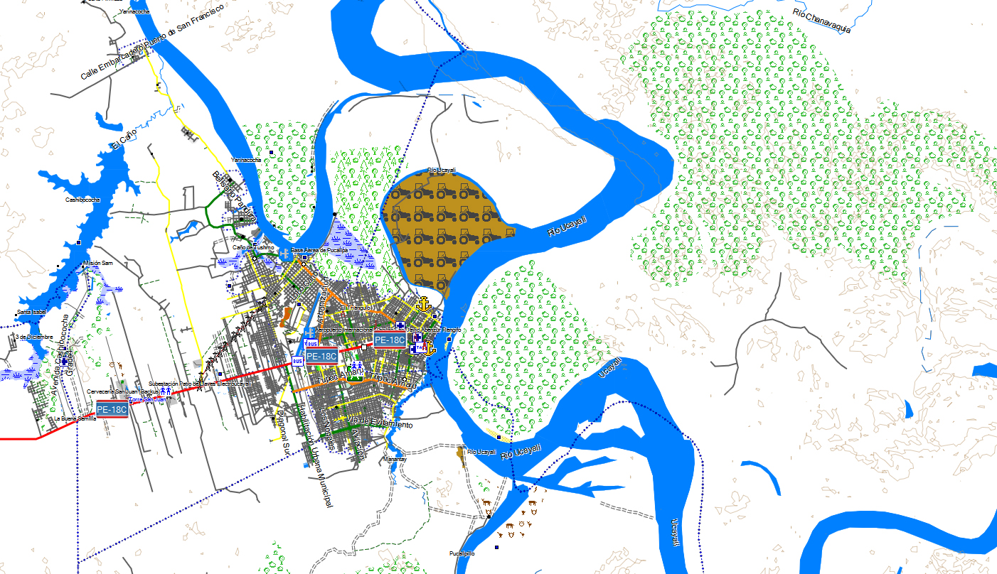 CARTE TOPO MAP GARMIN PÉROU