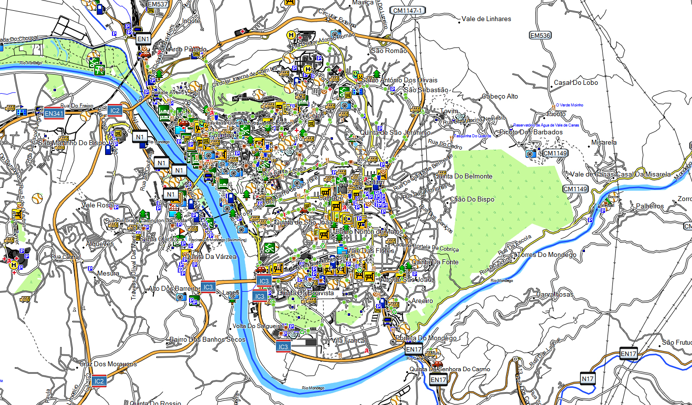 CARTE TOPO MAP GARMIN PORTUGAL