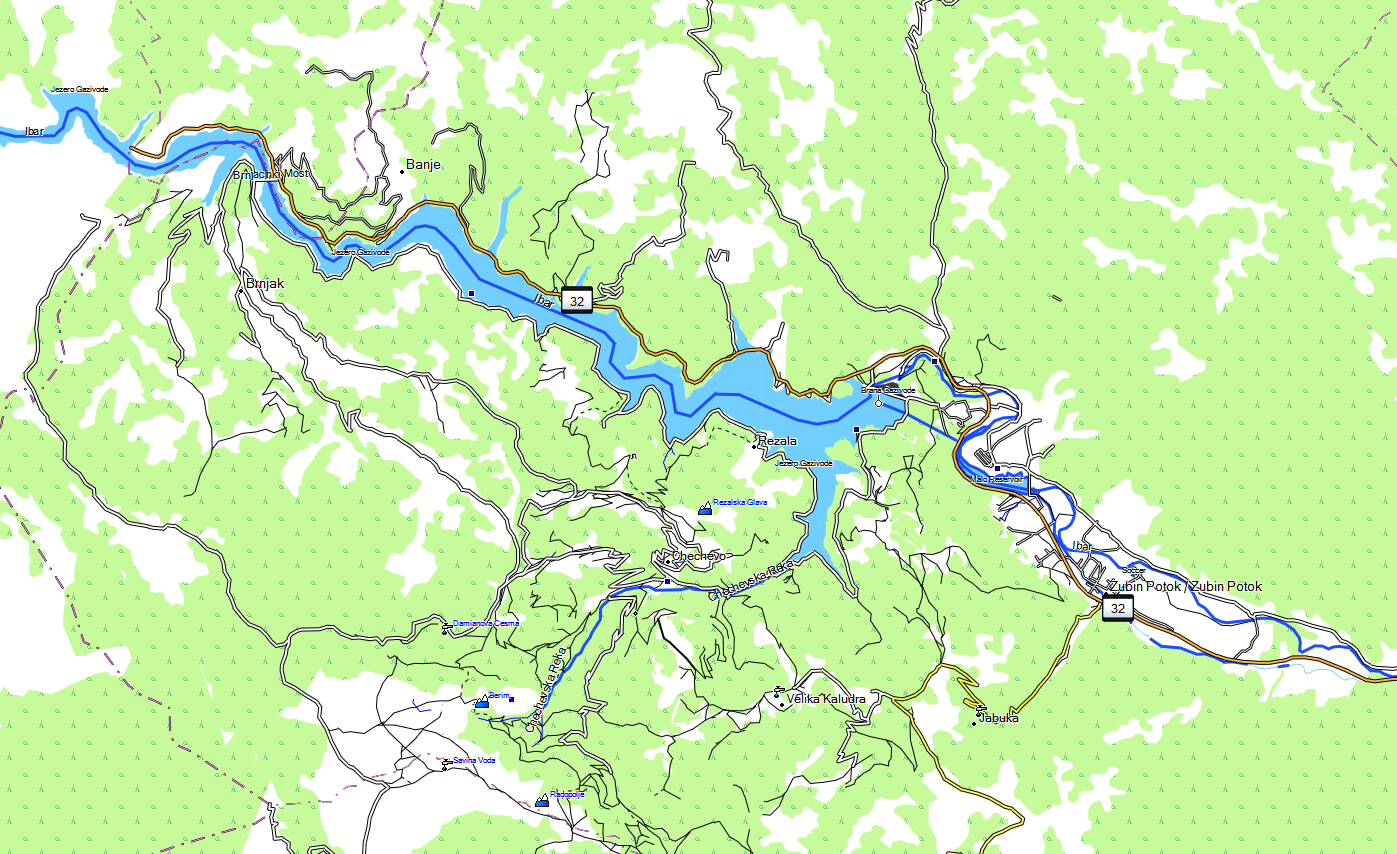 CARTE TOPO MAP GARMIN KOSOVO