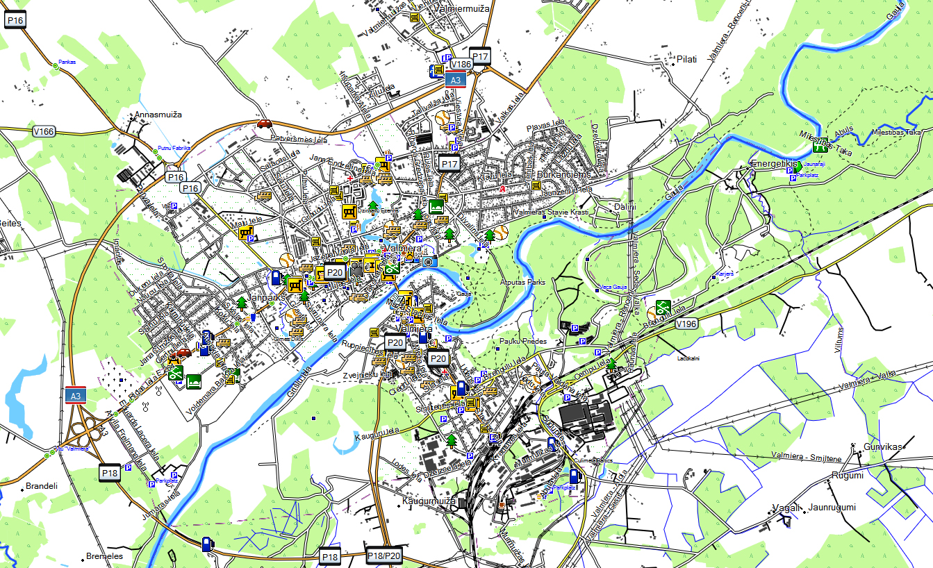 CARTE TOPO MAP GARMIN LATIVIA