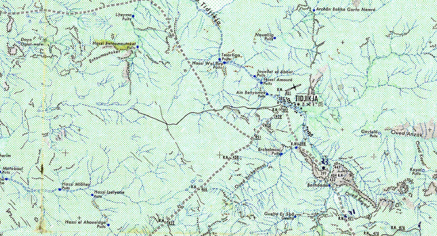 CARTES TOPO MAURITANIE