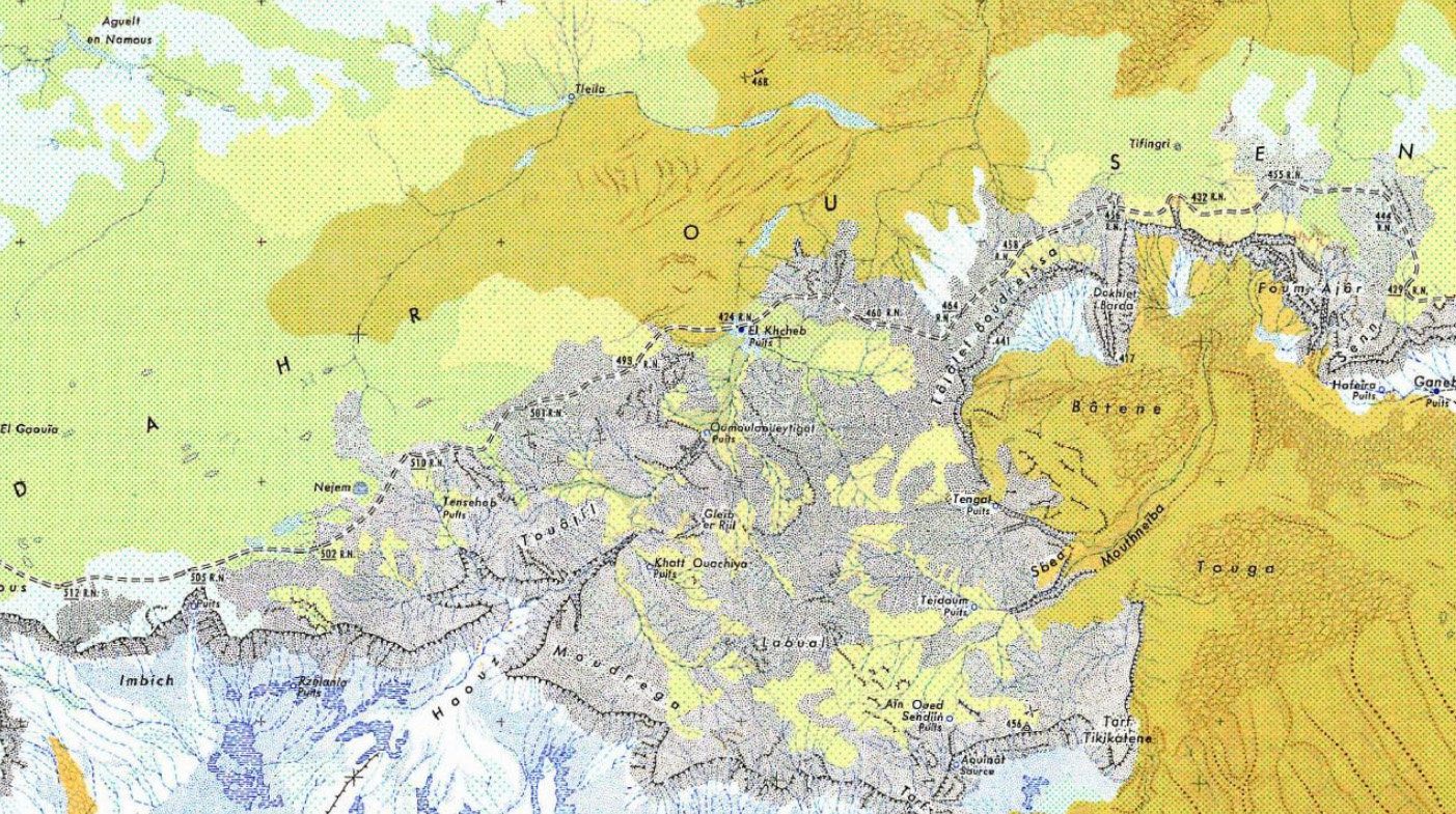 CARTES TOPO MAURITANIE