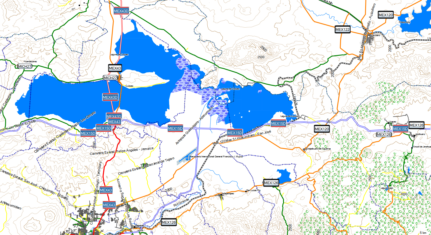 CARTE TOPO MAP GARMIN MEXIQUE