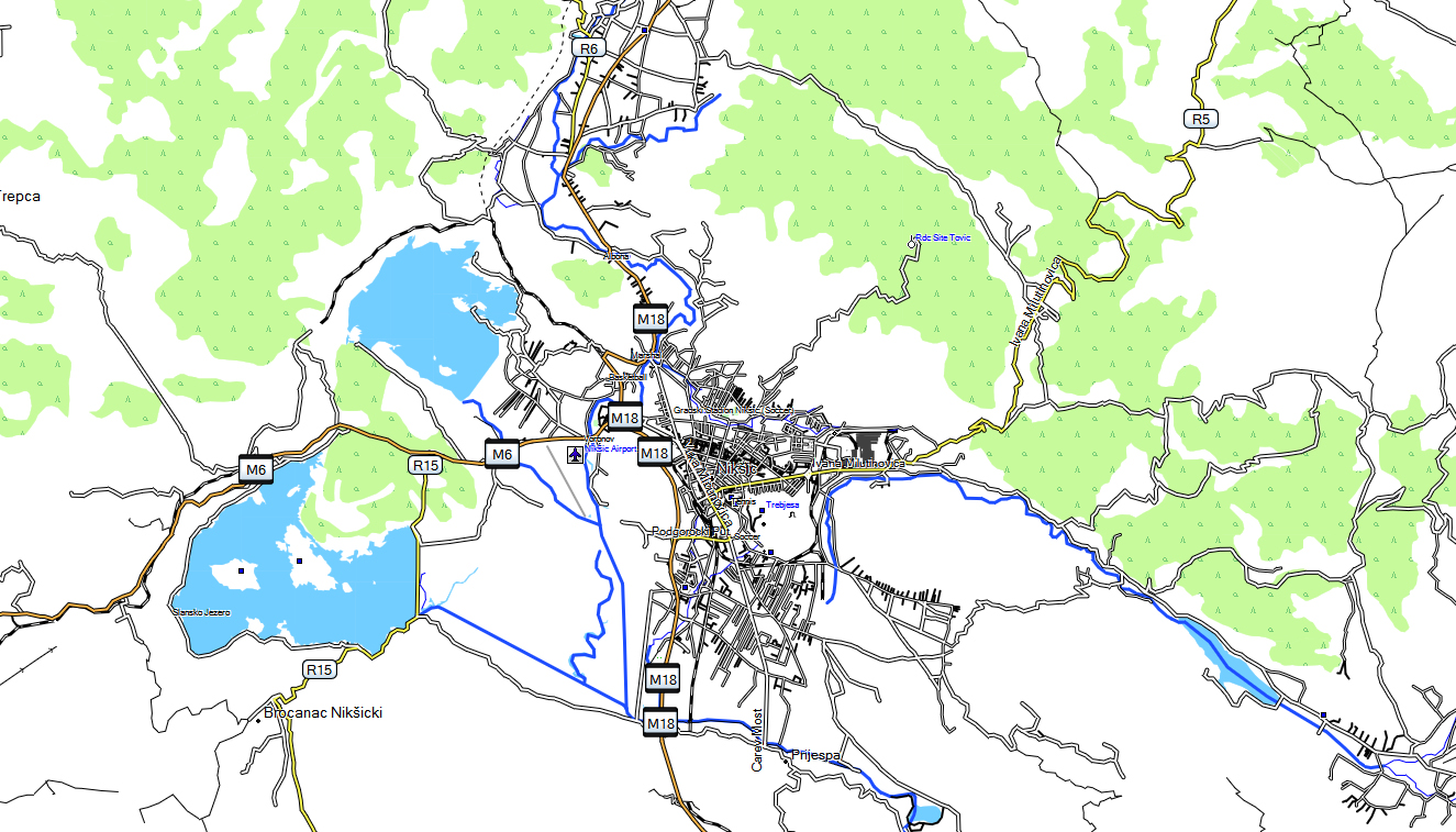 CARTE TOPO MAP GARMIN MONTENEGRO